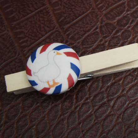 くるみぼたん・木製クリップ D-000826 のくるみボタン