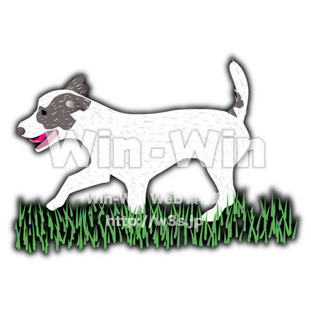 犬のCG・イラスト素材 W-000541