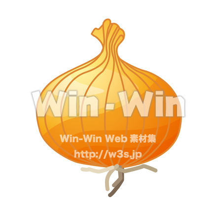 たまねぎのCG・イラスト素材 W-000004