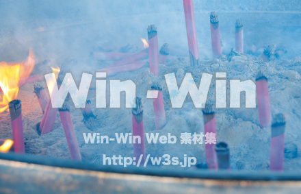 線香の写真素材 W-000987