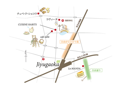 自由が丘マップ D-000064 のその他