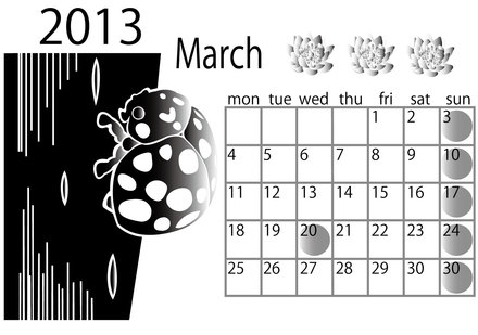 カレンダー D-000803 のカレンダー