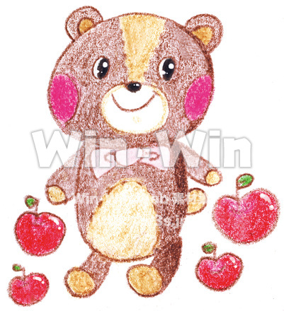 くまのCG・イラスト素材 W-001313