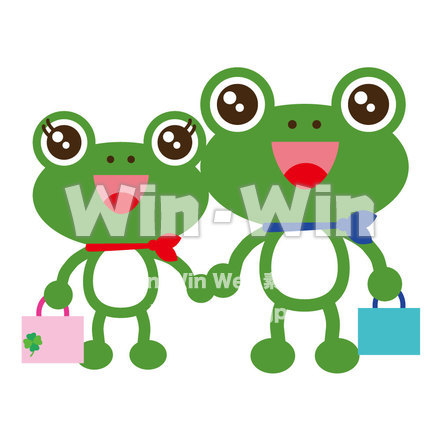 かえるのCG・イラスト素材 W-000645