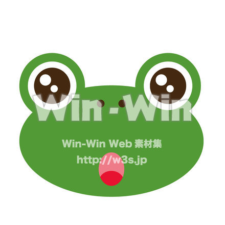 蛙のCG・イラスト素材 W-000647