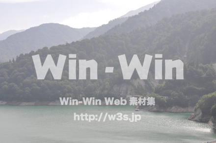 黒部ダムの写真素材 W-001891