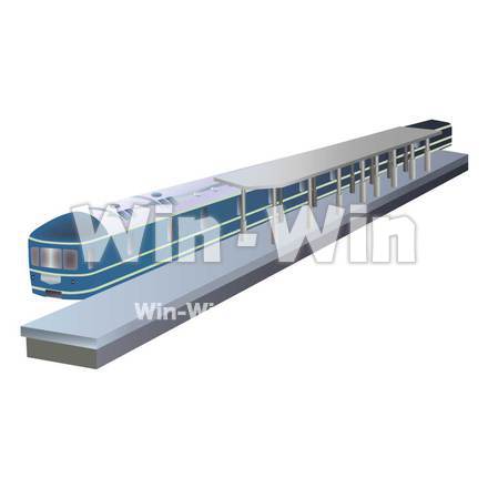 電車のCG・イラスト素材 W-001865