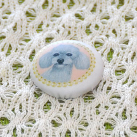 はやしさんのくるみボタン缶バッチ D-000937 のくるみボタン