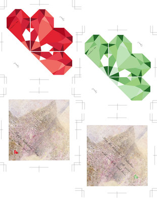 valentine card2012_shimada D-000327 のポストカード・DM