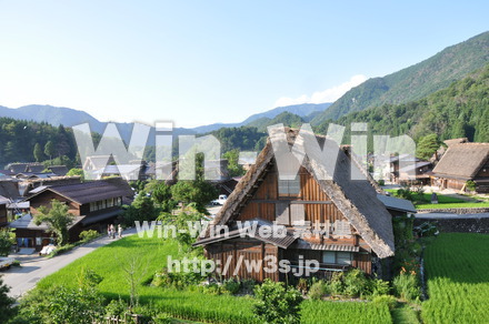 白川郷の写真素材 W-001991