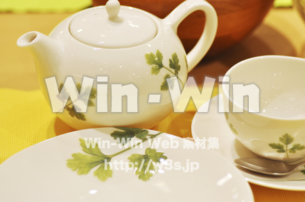 ティーセットの写真素材 W-001203