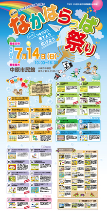 なかはらっぱ祭り看板 D-001472 のその他