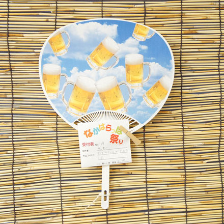 No19 サッキーのうちわ D-001526 のうちわ