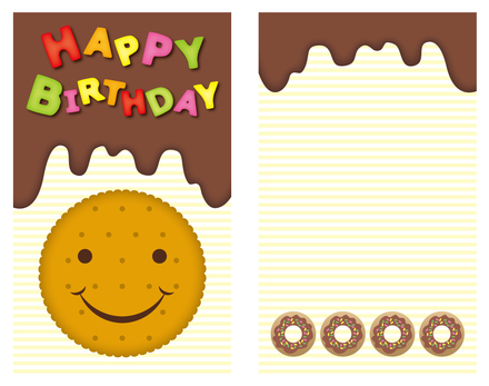 バースディカード D-000176 のカード類