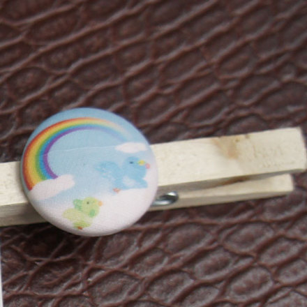 くるみぼたん・木製クリップ D-000822 のくるみボタン