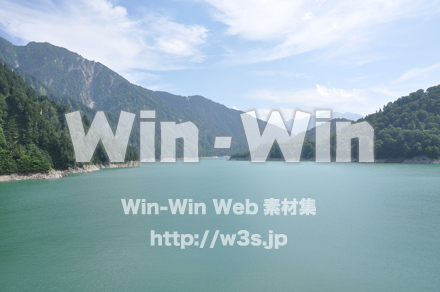 黒部ダムの写真素材 W-001936