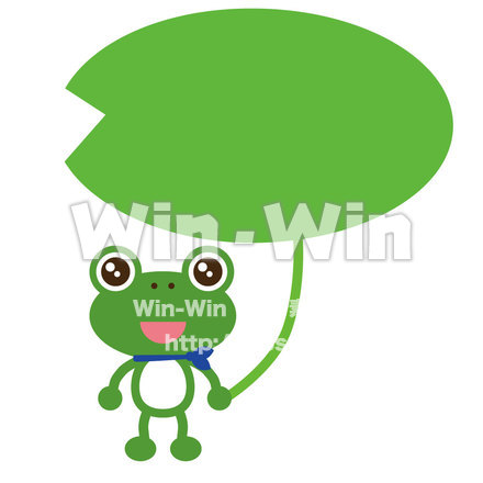 蛙のCG・イラスト素材 W-000646