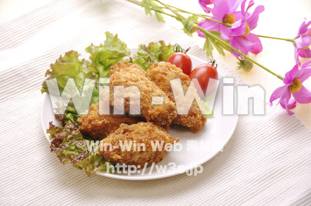 カキフライの写真素材 W-000639