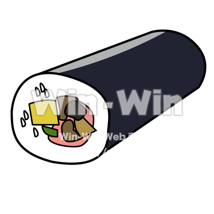 恵方巻きのCG・イラスト素材 W-000616