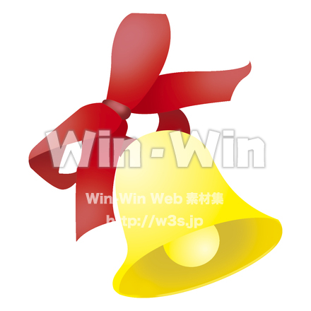 クリスマスベルのCG・イラスト素材 W-000982