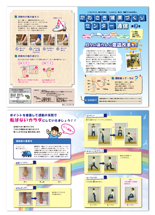 かわさき健康づくりセンター通信第7号 D-001955 のパンフレット