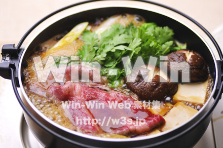 すき焼きの写真素材 W-000935