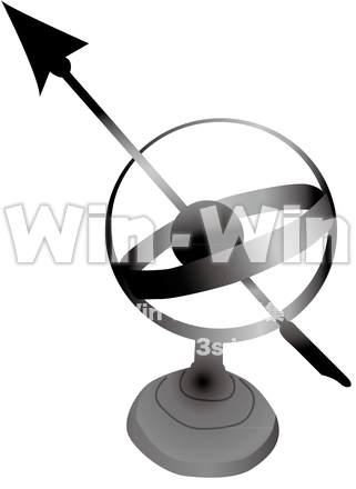 天体方位測定機のCG・イラスト素材 W-001559