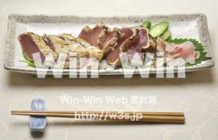 びんちょうマグロのたたきの写真素材 W-000570