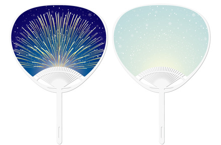 うちわ D-000574 のうちわ