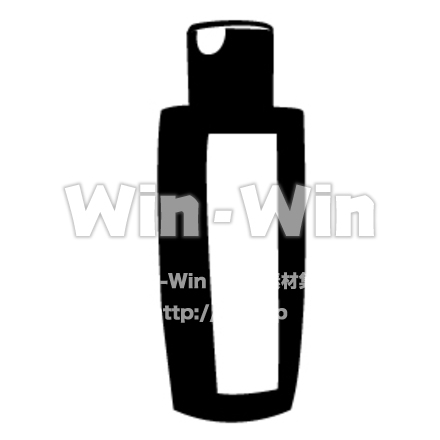 シャンプーのシルエット素材 W-000384