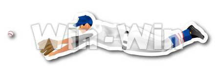 野球のCG・イラスト素材 W-001538