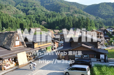 白川郷の写真素材 W-001958