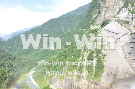 黒部ダムの写真素材 W-001942