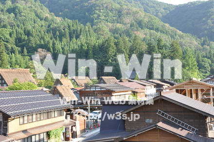 白川郷の写真素材 W-001959