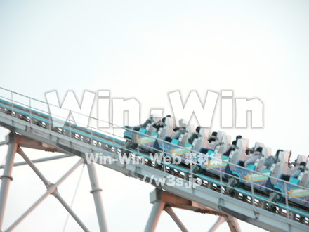 ジェットコースターの写真素材 W-000671