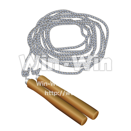 なわとびのCG・イラスト素材 W-001675