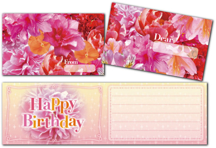 バースデーカード D-000149 のカード類