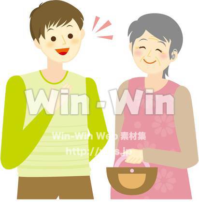 会話のCG・イラスト素材 W-001363