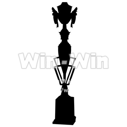 trophyのシルエット素材 W-002561