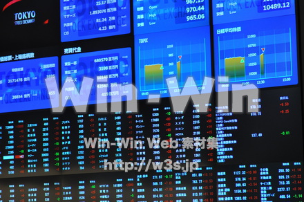 東京証券取引所の写真素材 W-002489