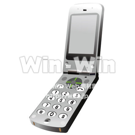 携帯電話のCG・イラスト素材 W-002991