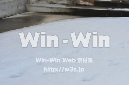 雪景色の写真素材 W-002624