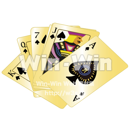 トランプのCG・イラスト素材 W-003100