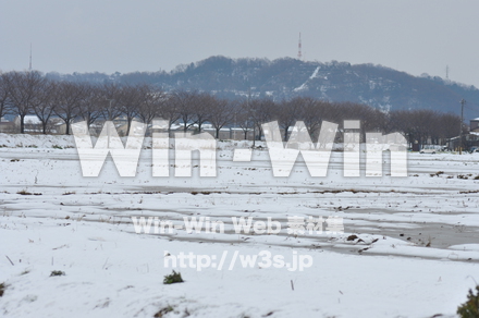 雪景色の写真素材 W-002593