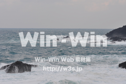 冬の日本海の写真素材 W-002632