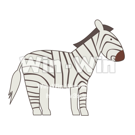 シマウマのCG・イラスト素材 W-003612