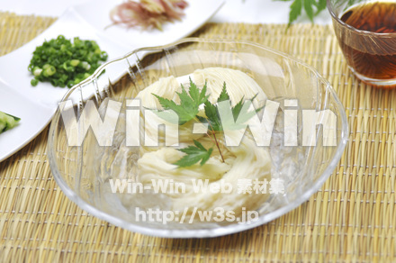 そうめんの写真素材 W-003687