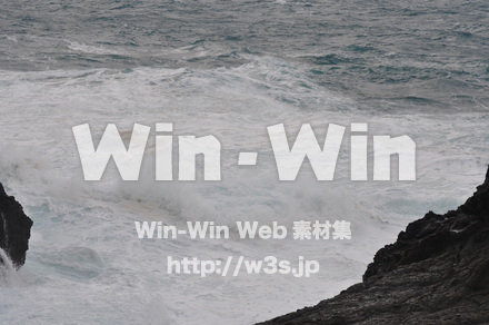 冬の日本海の写真素材 W-002639