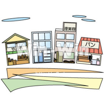 商店街のCG・イラスト素材 W-002517