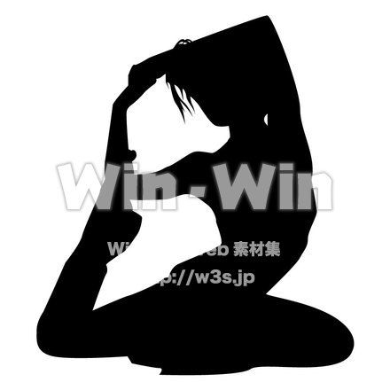yogaのシルエット素材 W-002531